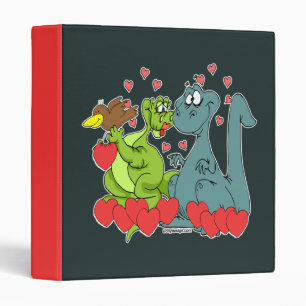 Classeur d'amour de dinosaure