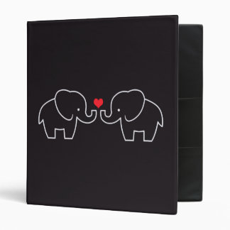 Classeur d'amour d'éléphant