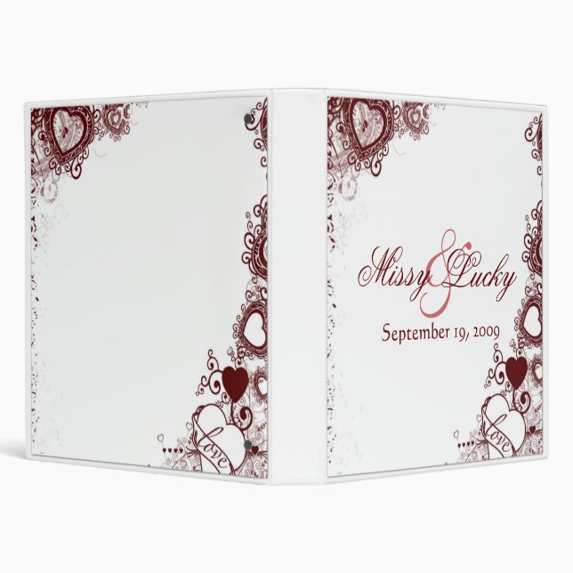 Classeur d'amour et de coeurs (Arrière-plan)