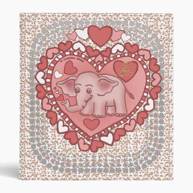 Classeur d'amour pour bébé éléphant (Devant)