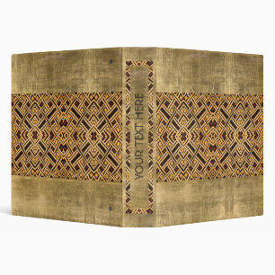 CLASSEUR D'ANNEAU DE COLLAGE KUBA AFRICAIN