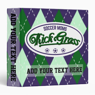 Classeur d'anneau de kickgrass de football personn