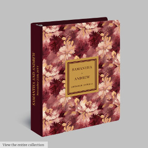 Classeur d'anneau de Mariage d'or de Bourgogne uni
