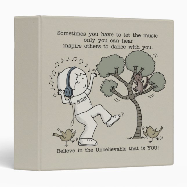 Classeur Danse (Devant/Côté)