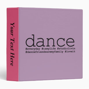 Classeur Danse Hashtags