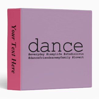 Classeur Danse Hashtags