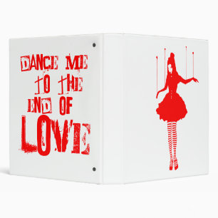 Classeur danse-moi jusqu'à la fin de l'amour... (marionnett