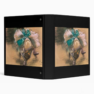 Classeur Danseur d'Edgar Degas attachant ses rubans de