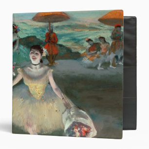 Classeur Danseur d'Edgar Degas avec le bouquet, faisant