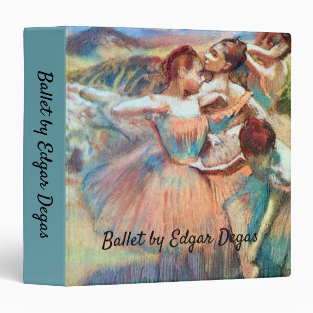 Classeur Danseurs dans un paysage par Edgar Degas (Devant/Côté)