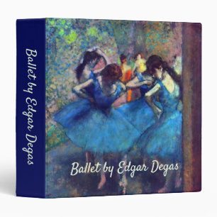 Classeur Danseuses en bleu par Edgar Degas, Art de ballet v