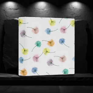 Classeur Dansons Motif floral aquarelle