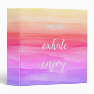 Classeur d'aquarelle rose Ombre