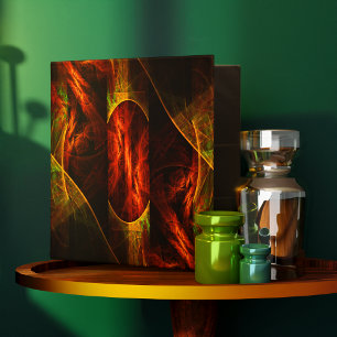 Classeur d'art Abstrait de la jungle mystique