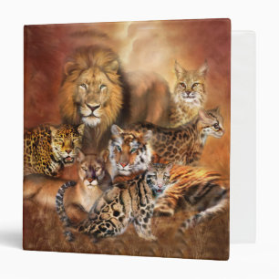 Classeur d'art de grand chat