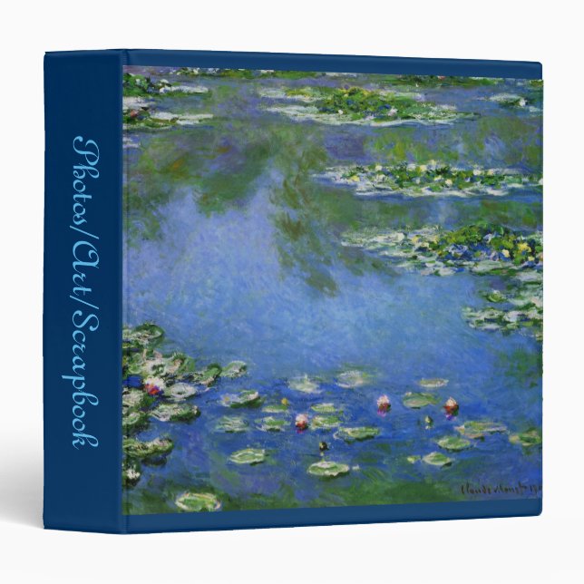 Classeur d'art de Monet (Devant/Côté)