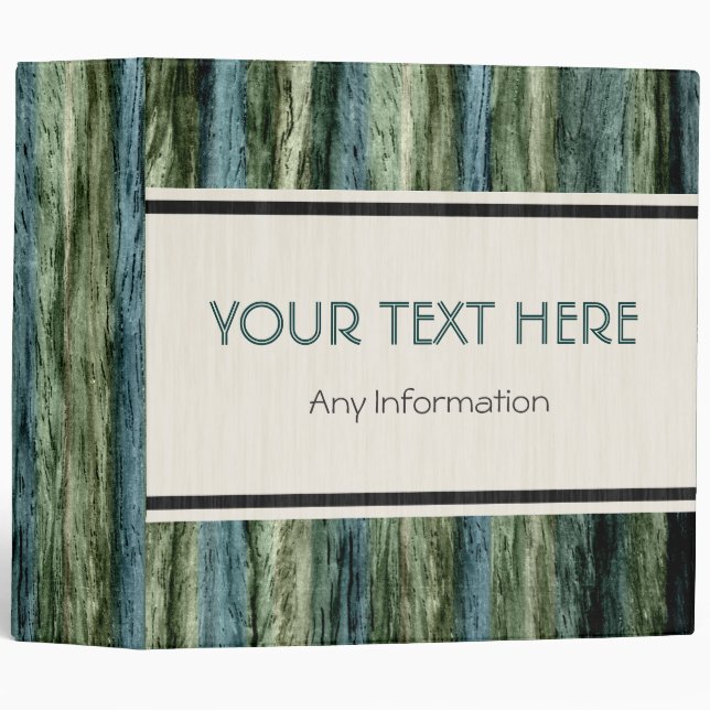 Classeur d'art en bois 5 (Devant/Côté)