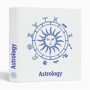 Classeur d'astrologie - conception heureuse