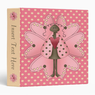 Classeur d'Avery d'amour de coccinelle