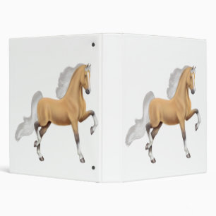 Classeur d'Avery de cheval de Gaited de palomino