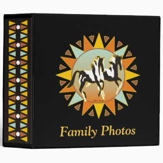 Classeur d'Avery de cheval de peinture d'étoile de