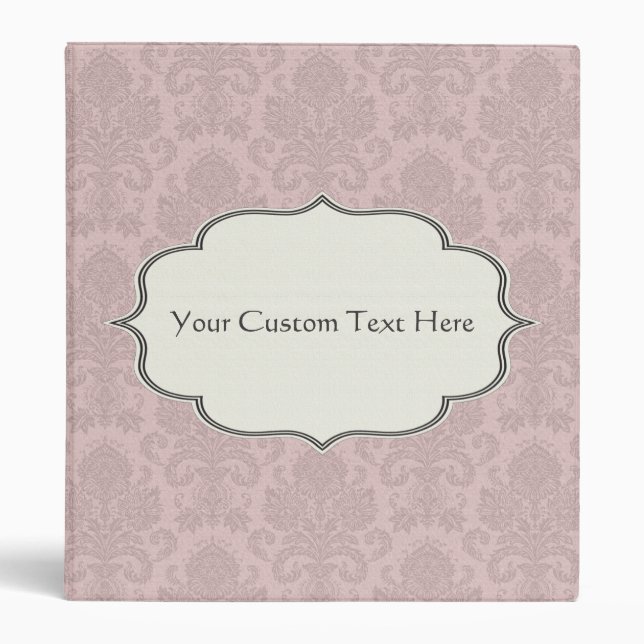 Classeur d'Avery de damassé de charme (Devant)