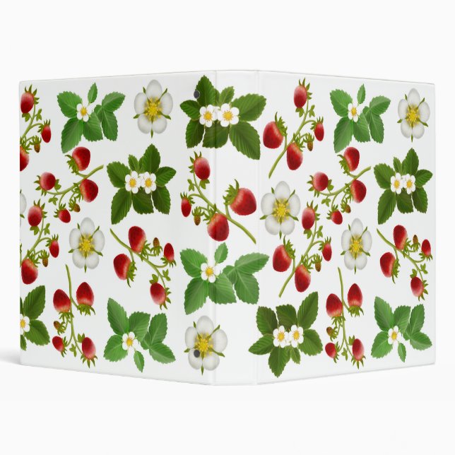Classeur d'Avery de fraises (Arrière-plan)
