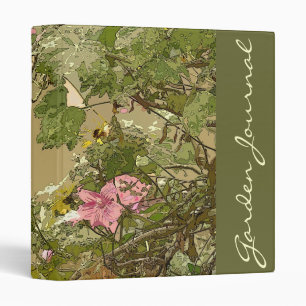 Classeur d'Avery de journal de jardin