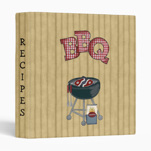 Classeur d'Avery de livre de cuisine de recettes