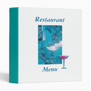Classeur d'Avery de menu de restaurant