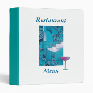 Classeur d'Avery de menu de restaurant