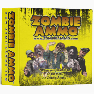 Classeur d'Avery de munitions de zombi