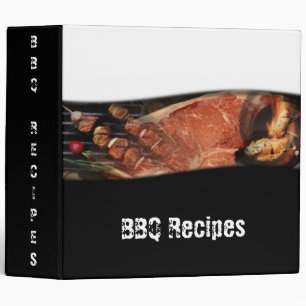 Classeur d'Avery de recettes de BBQ