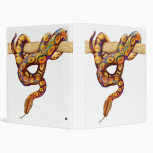 Classeur d'Avery de serpent de boa d'arc-en-ciel