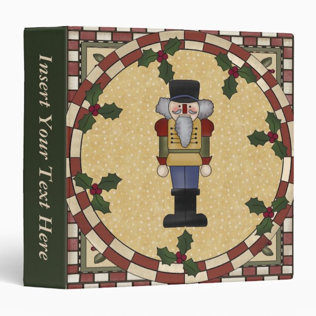 Classeur d'Avery de soldat de jouet (Devant/Côté)