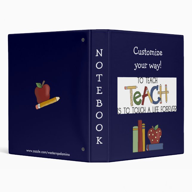 Classeur d'Avery du carnet du professeur (Arrière-plan)