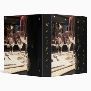 Classeur d'Avery pour des recettes