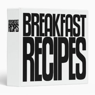 Classeur d'Avery, texte maigre grand, recettes de
