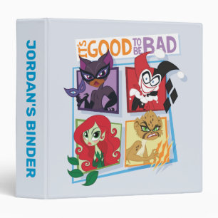 Classeur DC Super Villain Girls C'est bon d'être mauvais