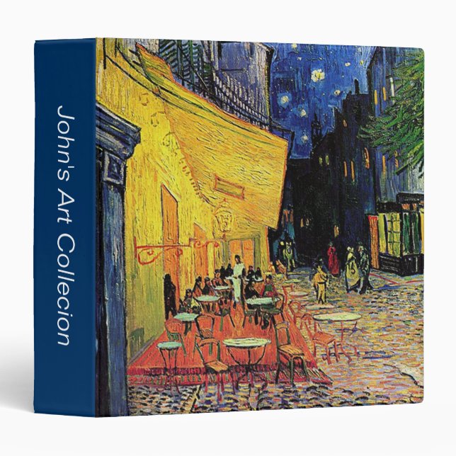 classeur de 1,5" terrasse du café sur place (Devant/Côté)