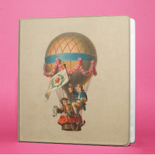 Classeur de ballon à air chaud vintage