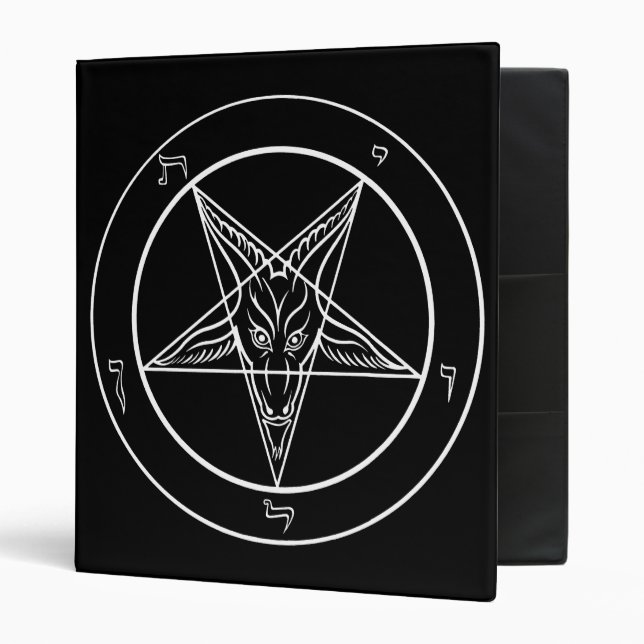Classeur de Baphomet 3-Ring (Devant/intérieur)
