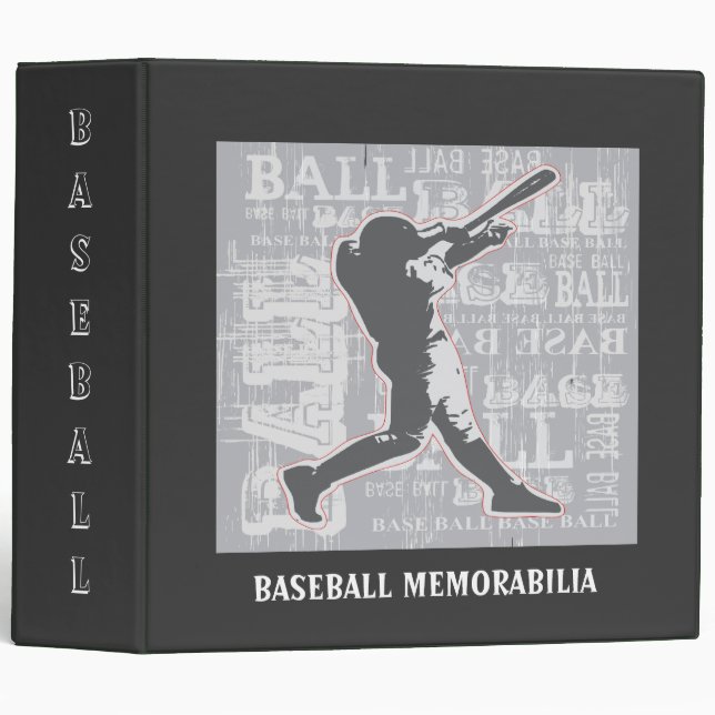 Classeur de base-ball (Devant/Côté)