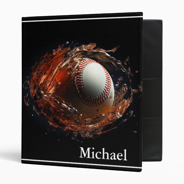 Classeur de baseball (Devant/intérieur)
