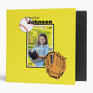 Classeur de baseball/softball personnalisé
