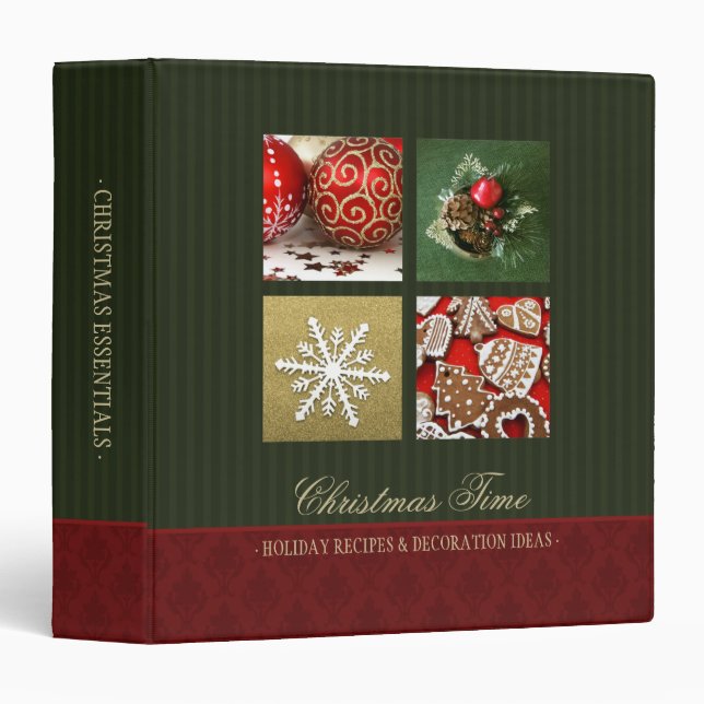 Classeur de bases de Noël (Devant/Côté)