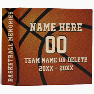 Classeur de basketball personnalisé, Souvenirs ou