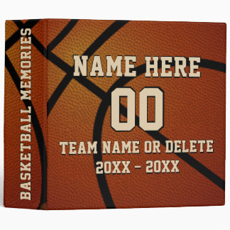 Classeur de basketball personnalisé, Souvenirs ou