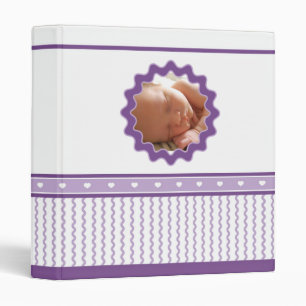 Classeur de bébé de souvenir - pourpre