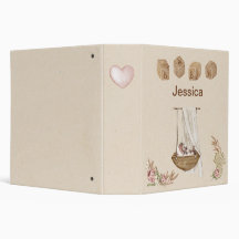 Classeur de bébé personnalisé vintage